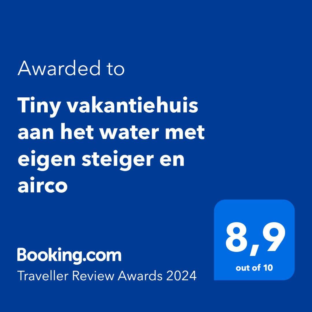Tiny Vakantiehuis Aan Het Water Met Eigen Steiger En Airco Кампен Экстерьер фото